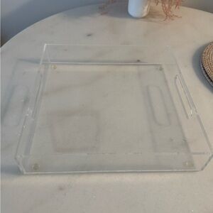 Clear Acrylic Serving Tray